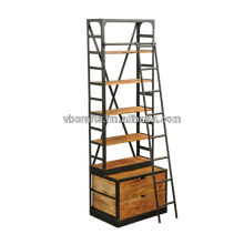 Industrial Bookcase Huge big size with ladder